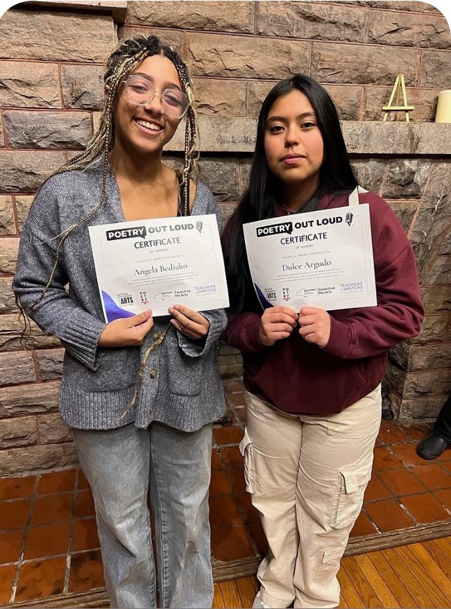 Poetry Out Loud Competition Champs
