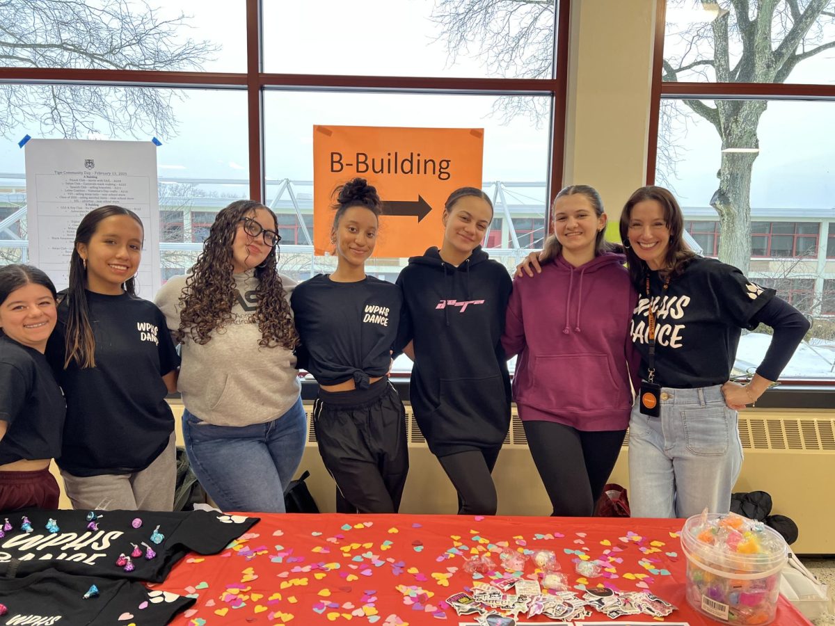 WPHS Dance team from left to right: Isabella Arco, Haziel Perez Nahue, Addison Javier, Sara Espaillat, Analise Di Guglielmo, and Advisor, Nicole Reis.