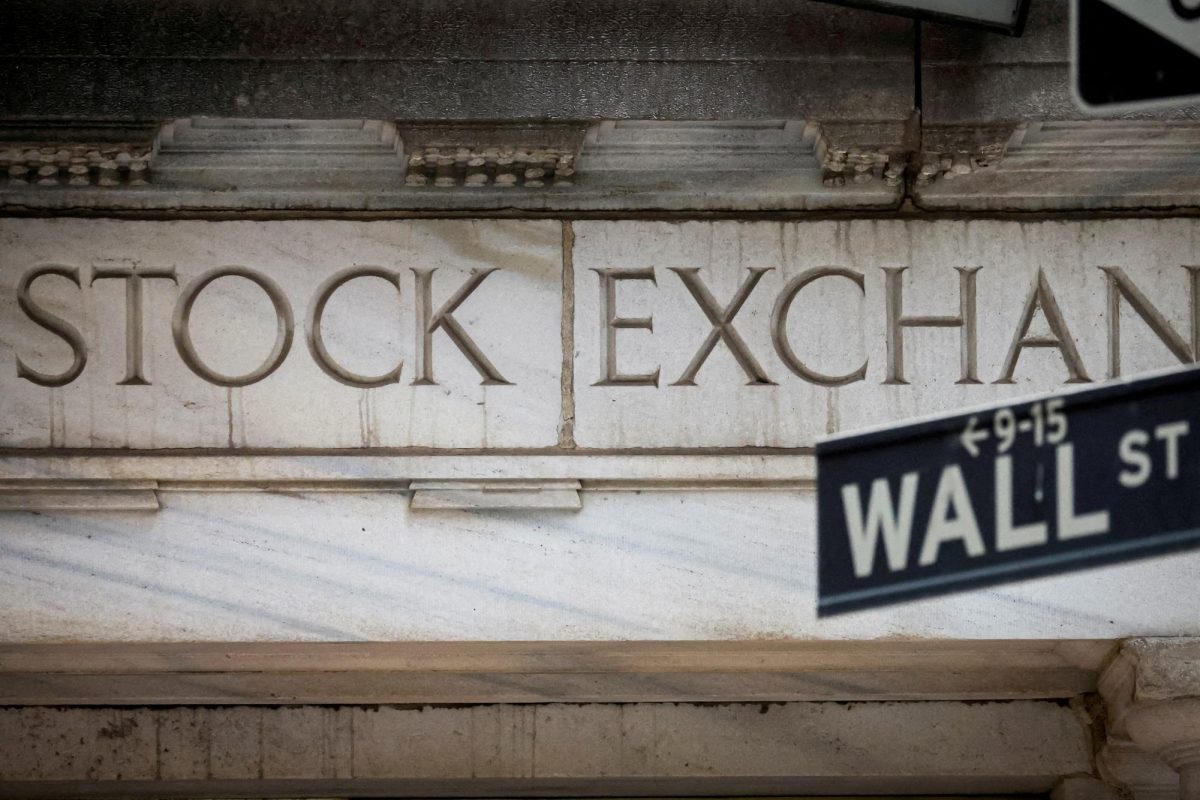 The Wall Street entrance to the New York Stock Exchange (NYSE) is seen in New York City, U.S., November 15, 2022. REUTERS/Brendan McDermid