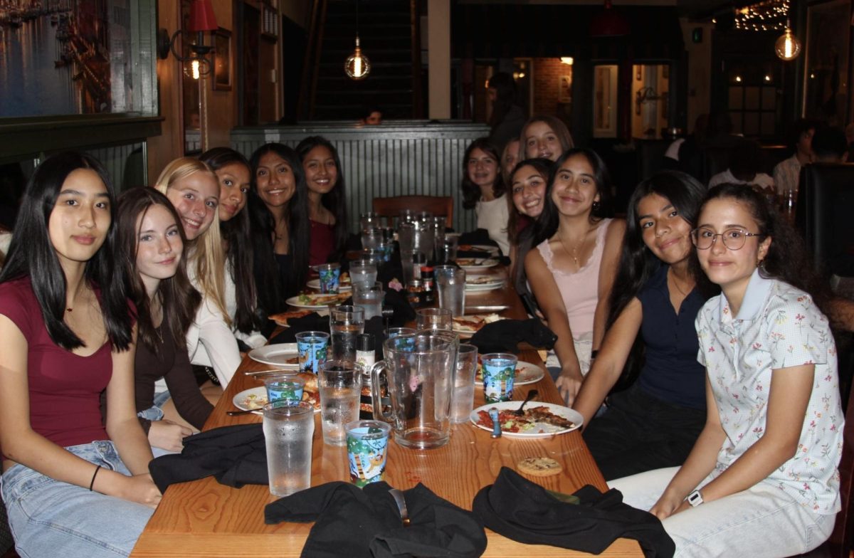 The girls table enjoying Lui Lui’s