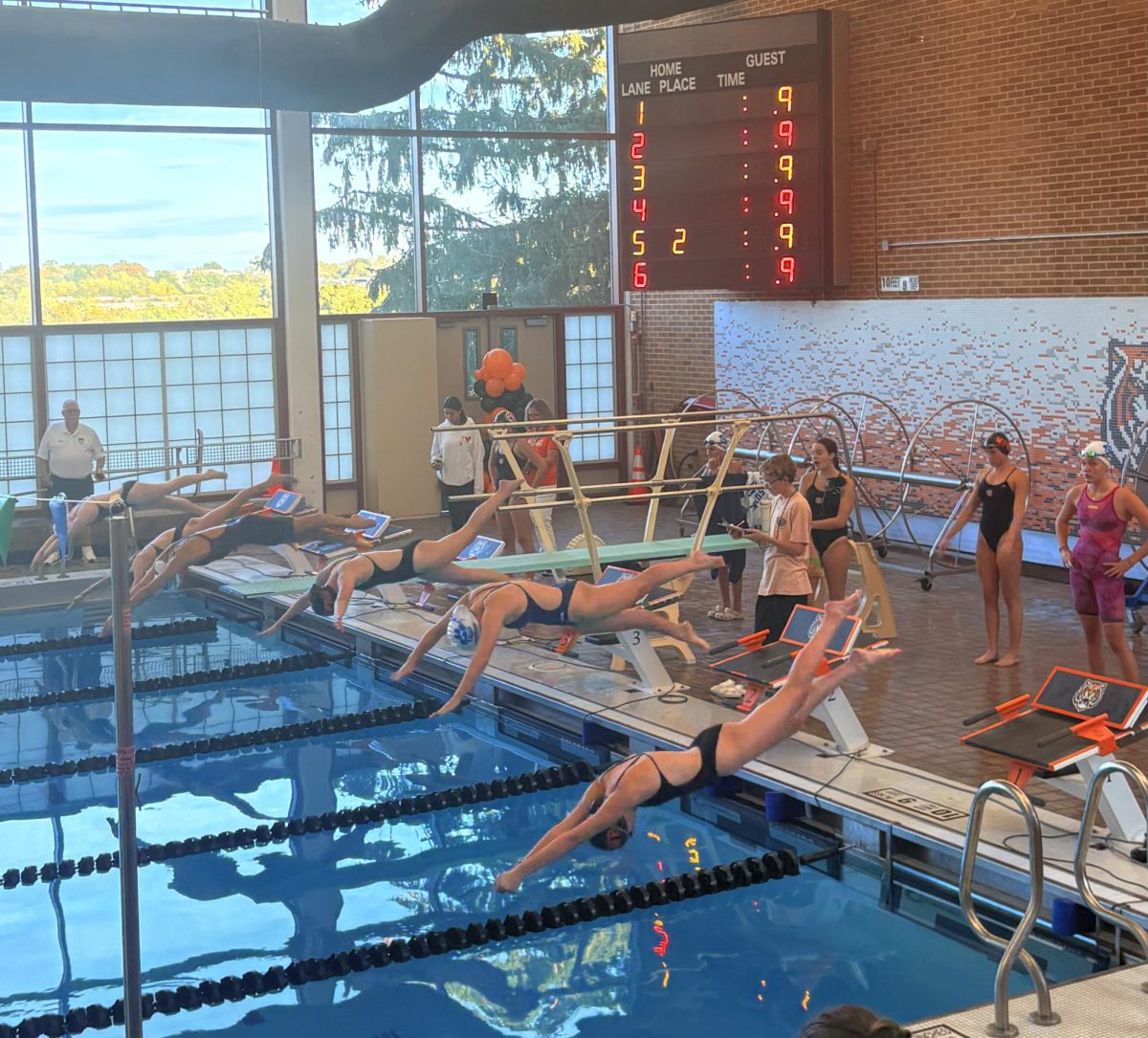 Girls Swim Has Strong Showing in Dual Meet