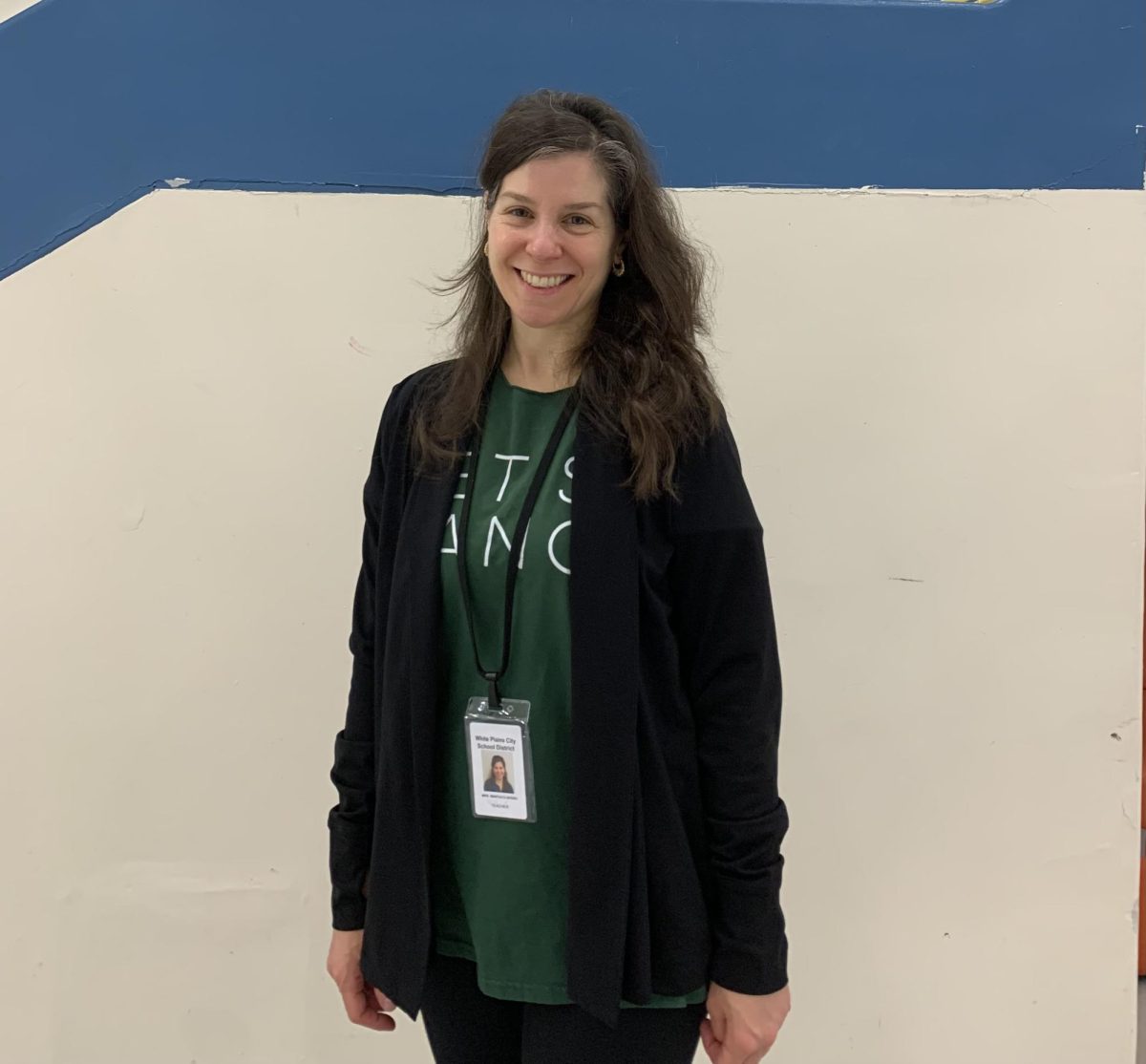 New teacher, Jennifer Santucci-Spero.