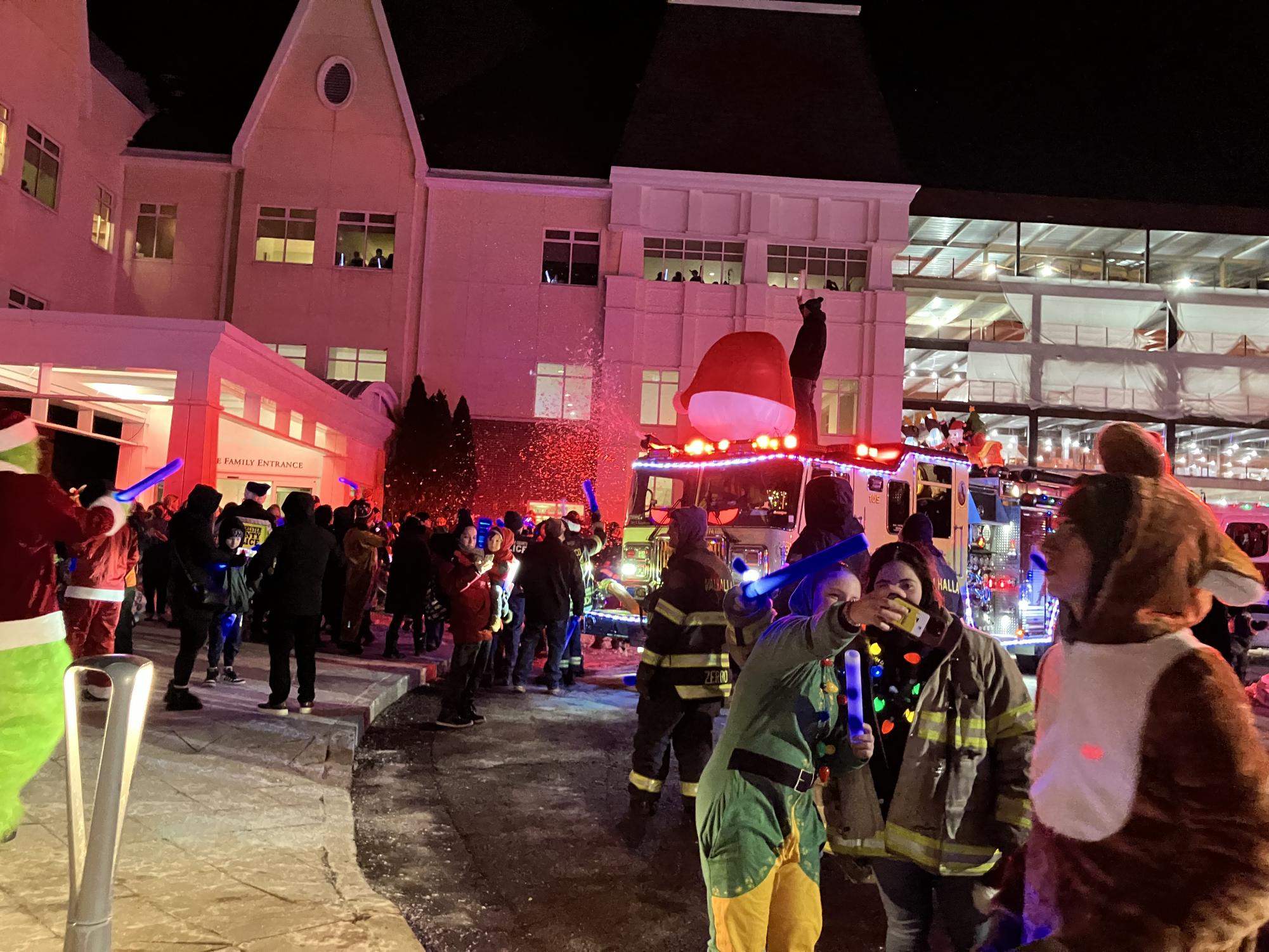 Operation Blue Santa Lifts Spirits at Children’s Hospital