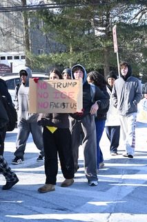 WPHS Students Walk Out to Protest ICE