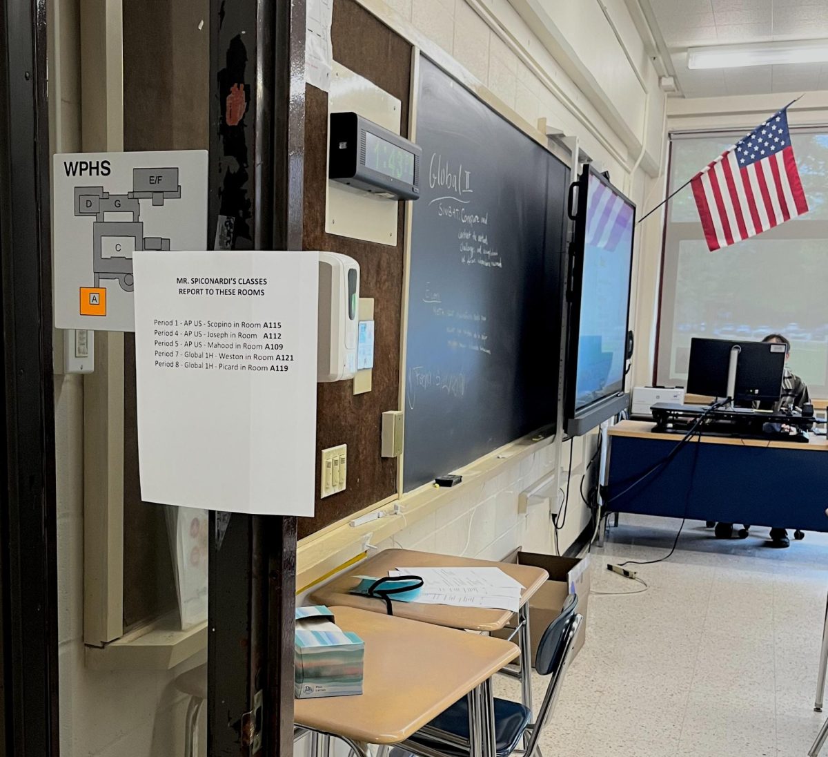 Photos outside Mr. Spiconardi’s classroom May 11, 2026 