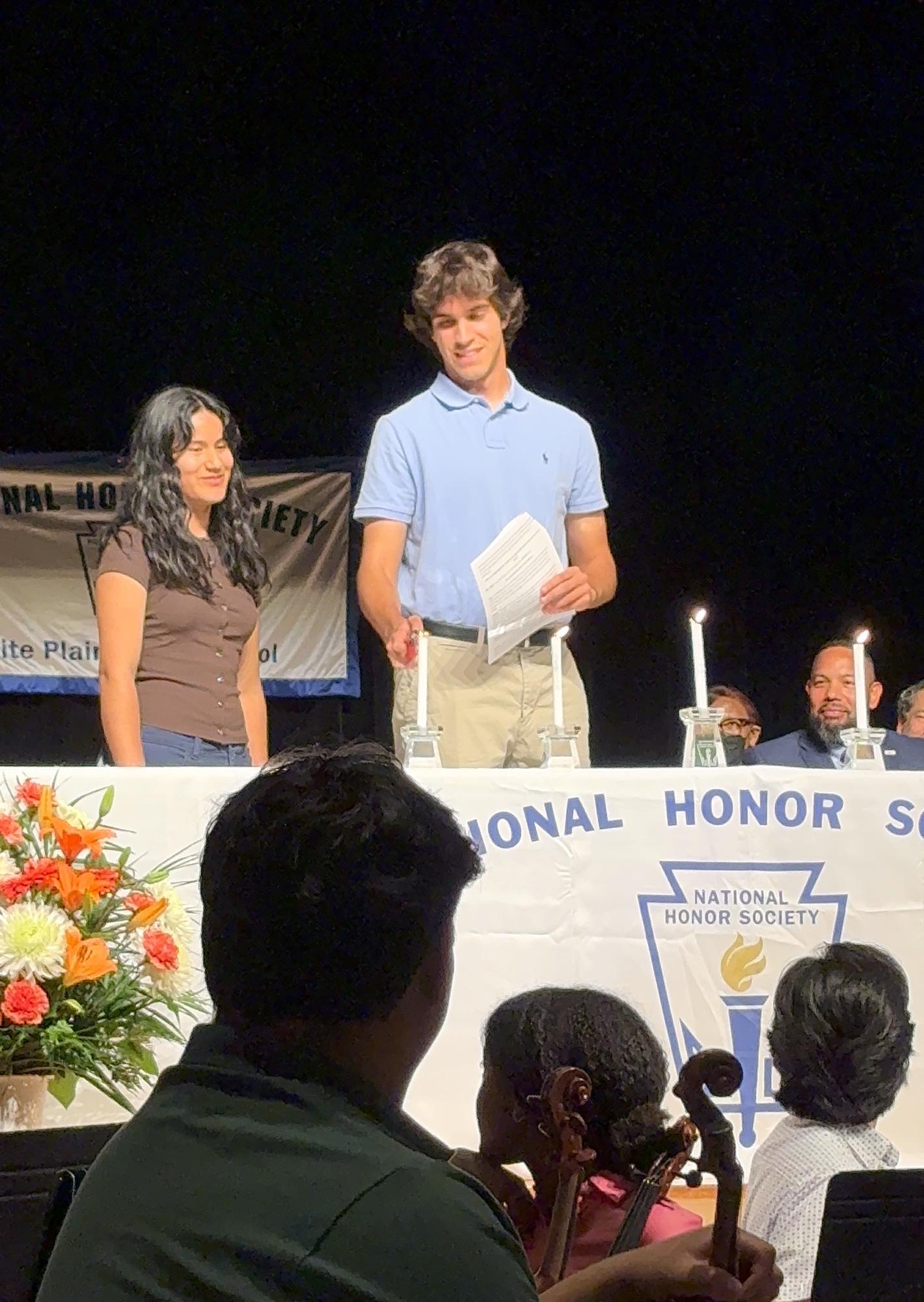 Scholars Inducted into WPHS Chapter of National Honor Society