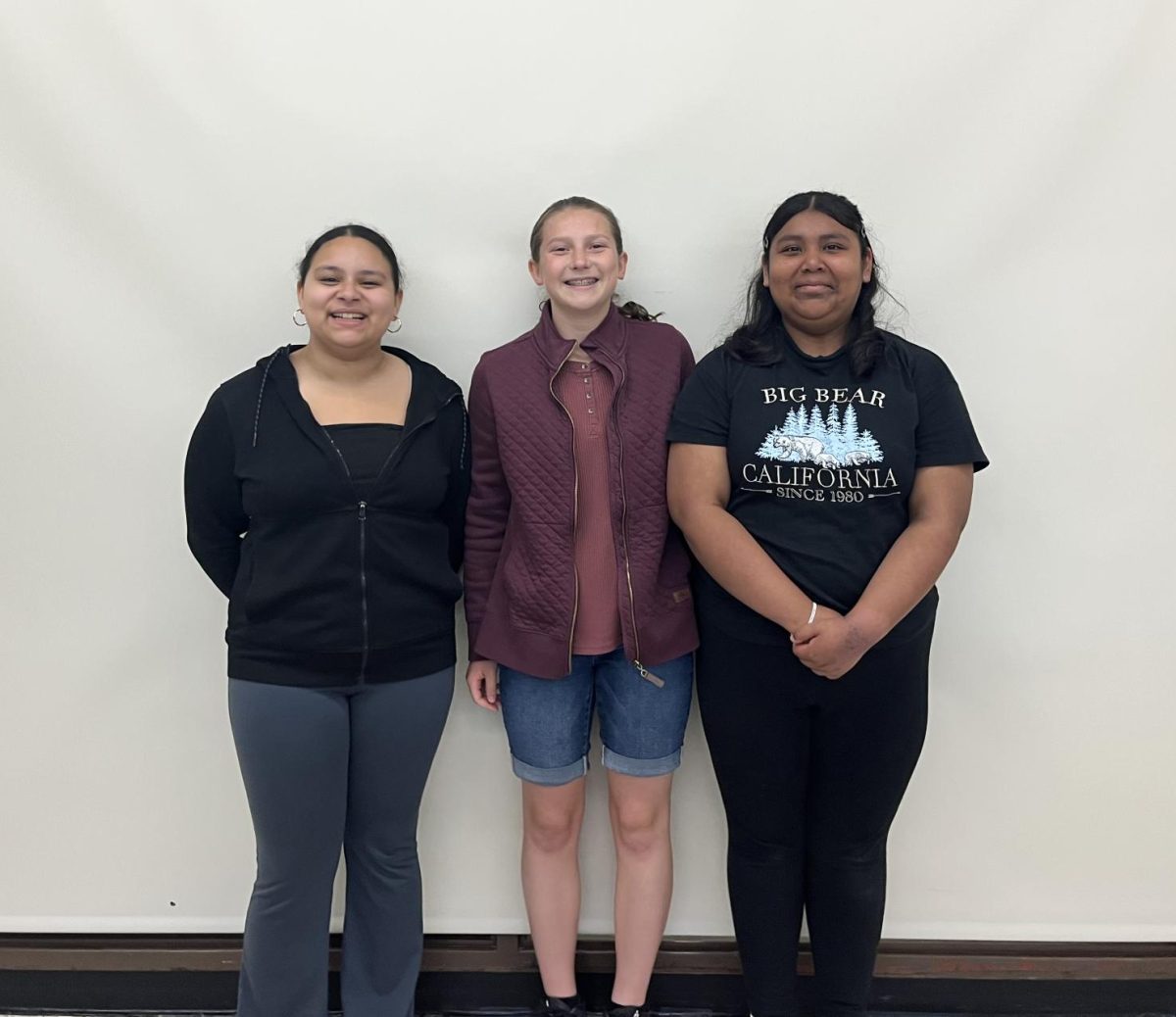 Gianna Pineda (left), Savannah MacLeish (middle), and Emily Arellano (right,) in the ASL Room A208 for an interview May 27, 2026 White Plains, New York, U.S